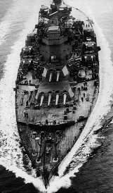 HMS King George V ariel view